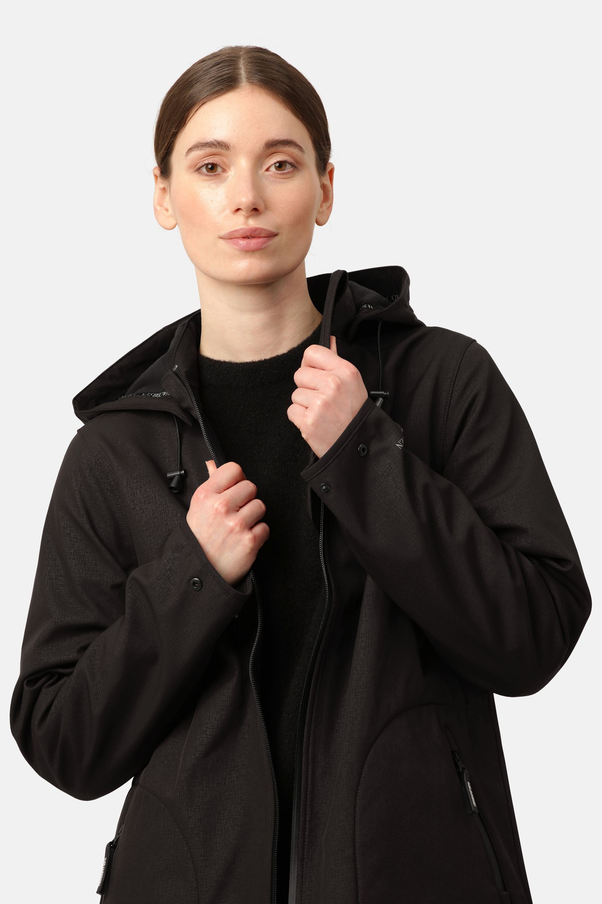 Impermeable Softshell Corte A - Black